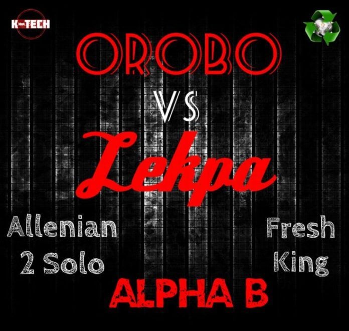 Alpha B ft. Allenian [2 Solo] & Fresh King - OROBO vs LEKPA Artwork| AceWorldTeam.com