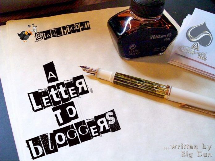 A Letter To Bloggers | AceWorldTeam.com