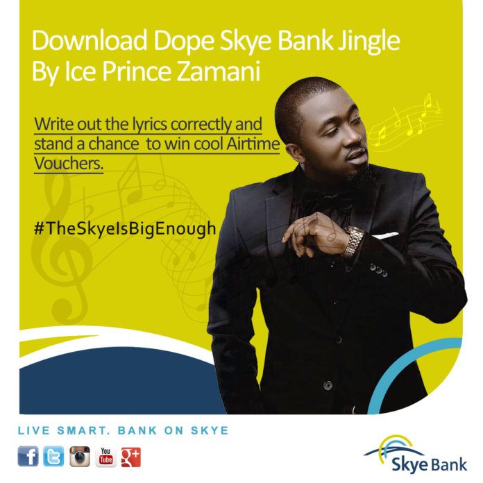 Ice Prince - SKYE BANK (Jingle) Artwork | AceWorldTeam.com