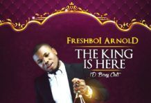 FreshBoi Arnold - THE KING IS HERE (D'banj Cut) Artwork | AceWorldTeam.com