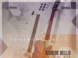 Korede Bello ft. Asa - SOMEBODY GREAT (prod. by Don Jazzy) Artwork | AceWorldTeam.com