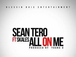 Sean Tero ft. Skales - ALL ON ME (prod. by Young D) Artwork | AceWorldTeam.com