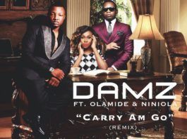 Damz ft. Olamide & NiniOla - CARRY AM GO Remix (prod. by Young John) Artwork | AceWorldTeam.com