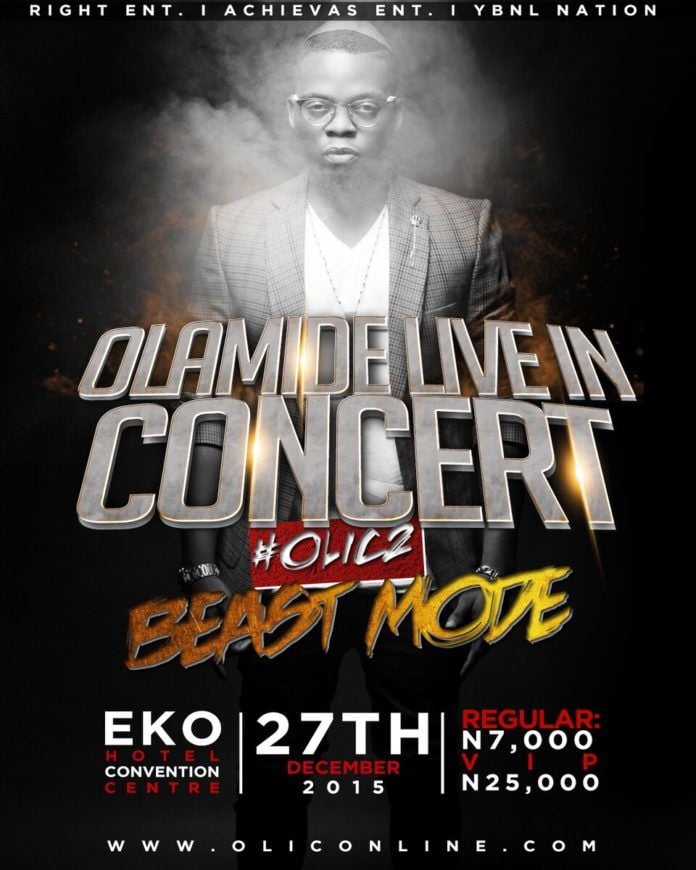 Olamide - #OLIC2 (December 27, 2015) Artwork | AceWorldTeam.com
