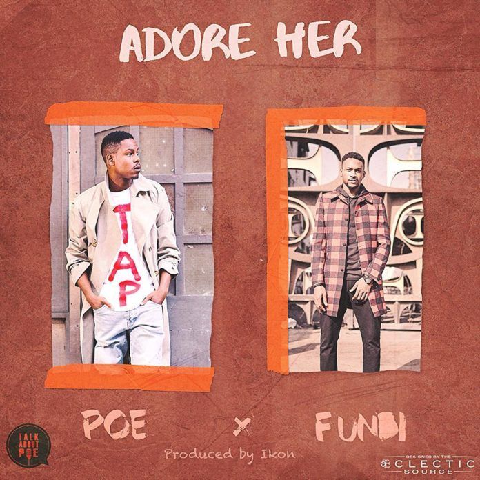 Poe ft. Funbi - ADORE HER (prod. by Ikon) Artwork | AceWorldTeam.com