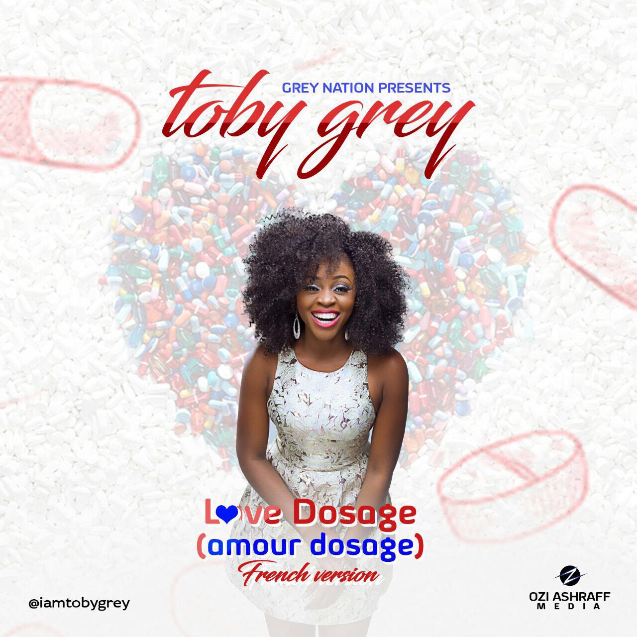 Toby Grey - AMOUR DOSAGE (Love Dosage ~ French Version) Artwork | AceWorldTeam.com