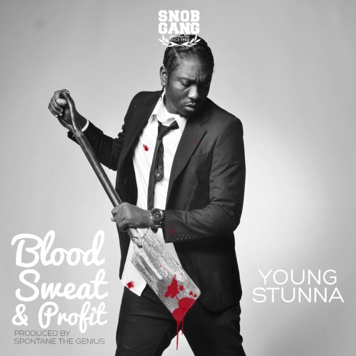 Young Stunna - BLOOD, SWEAT & PROFIT (prod. by Spontane the Genius) Artwork | AceWorldTeam.com