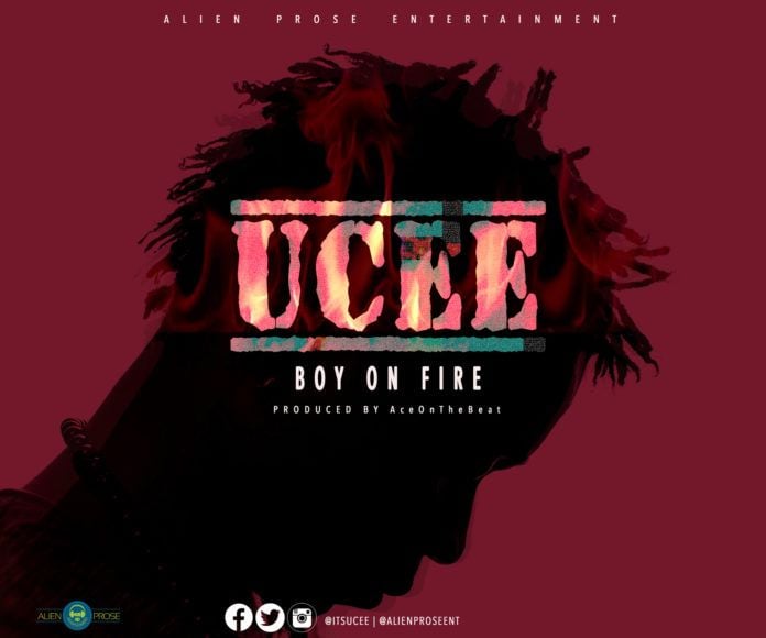 UCee - BOY ON FIRE (prod. by AceOnDeBeatz) Artwork | AceWorldTeam.com