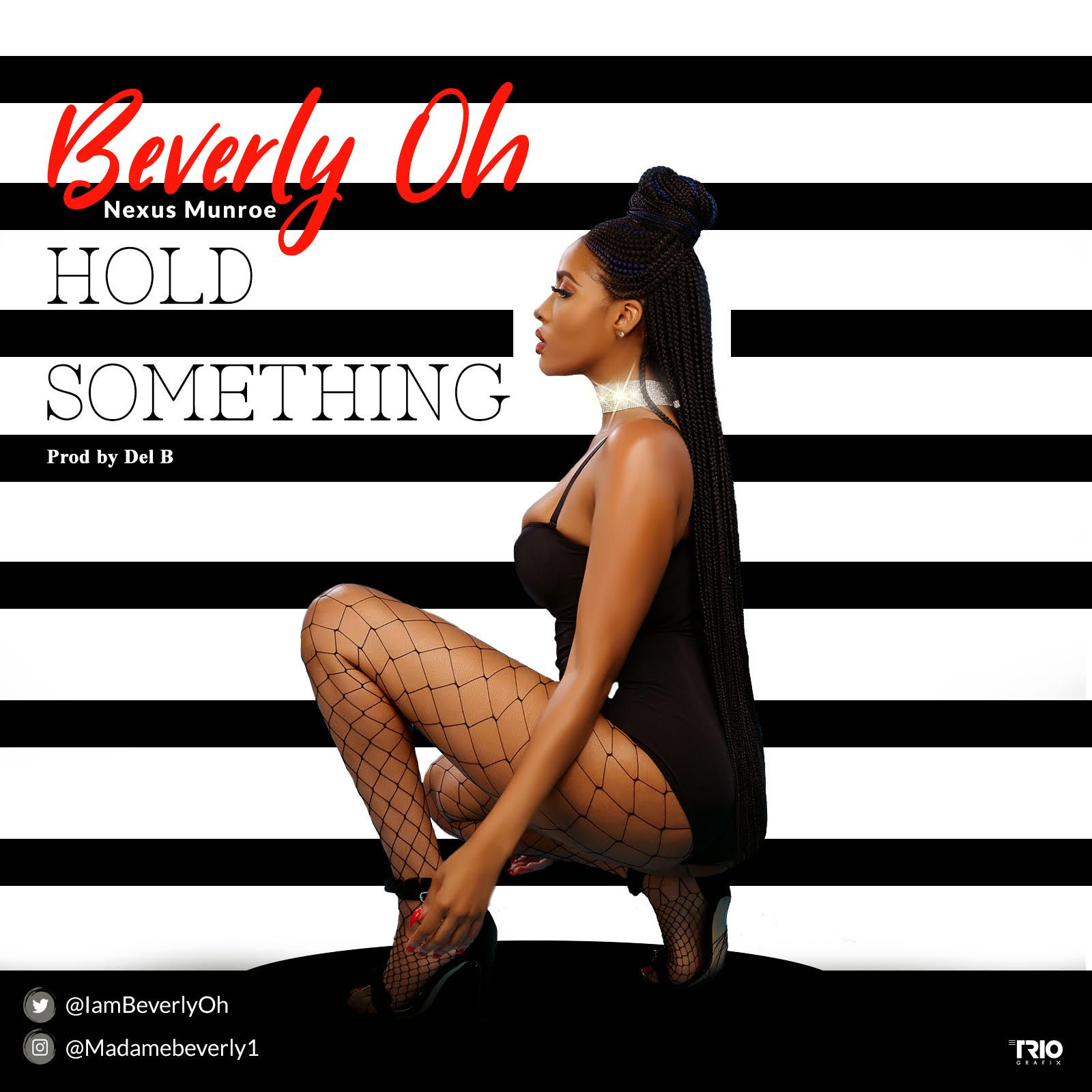 Beverly Oh - HOLD SOMETHING (prod. by Del'B) Artwork | AceWorldTeam.com