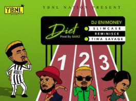 DJ Enimoney ft. Slimcase, Reminisce & Tiwa Savage - DIET (prod. by Sarz) Artwork | AceWorldTeam.com