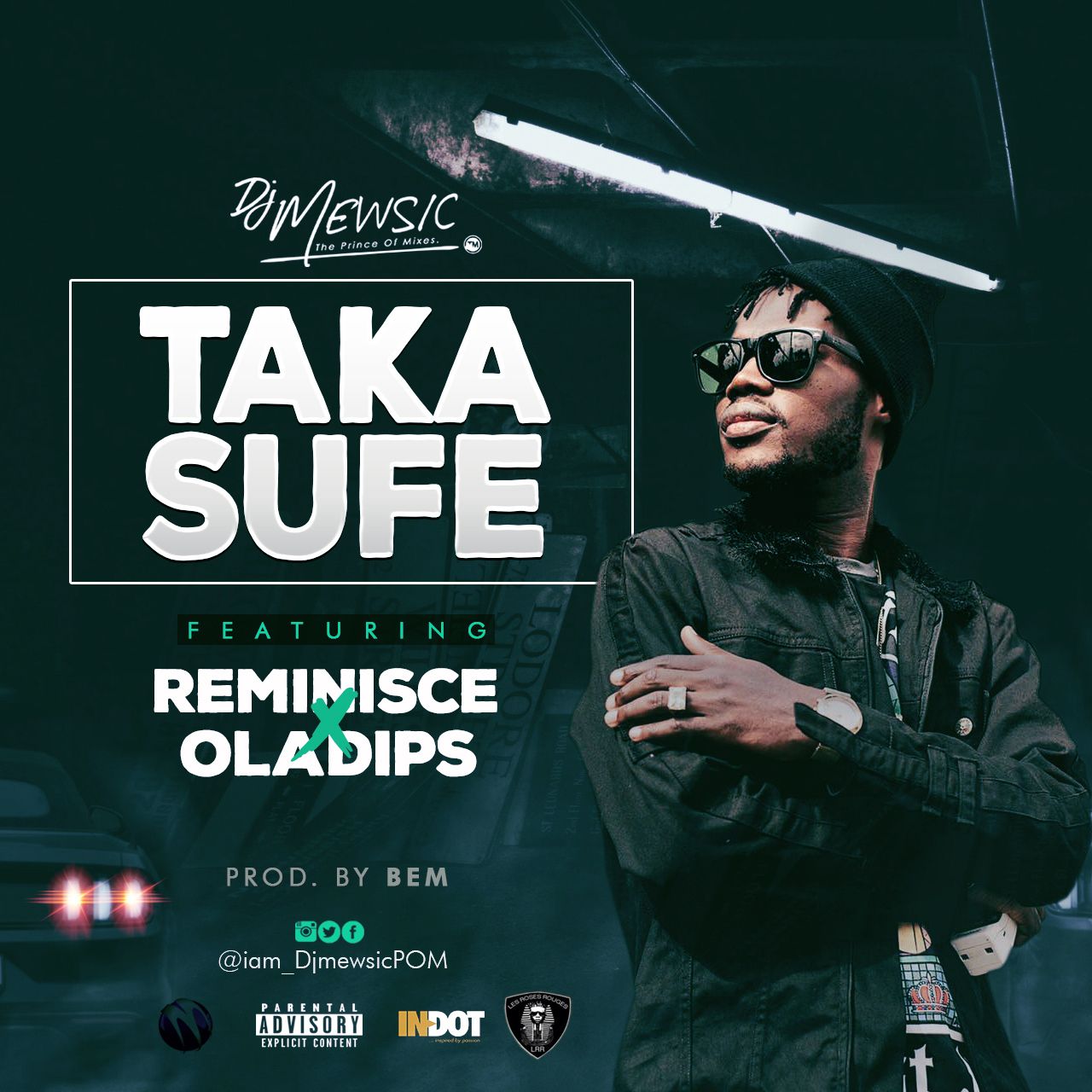 DJ Mewsic ft. Reminisce & Ola Dips - TAKA SUFE (prod. by Bem) Artwork | AceWorldTeam.com
