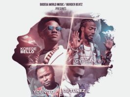 Korede Bello, Gyptian, Young D & DJ Tunez - STAMINA (International Remix) Artwork | AceWorldTeam.com