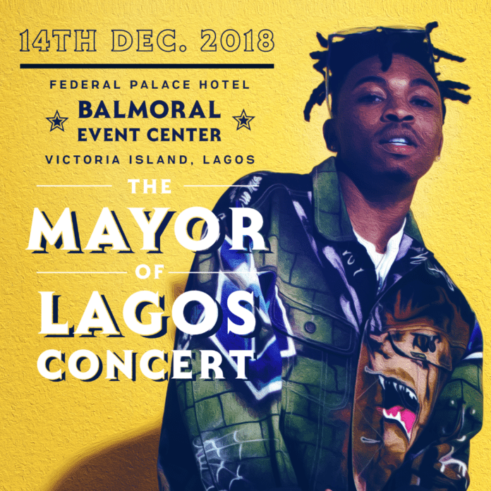 Mayorkun - MAYOR OF LAGOS Concert Artwork | AceWorldTeam.com