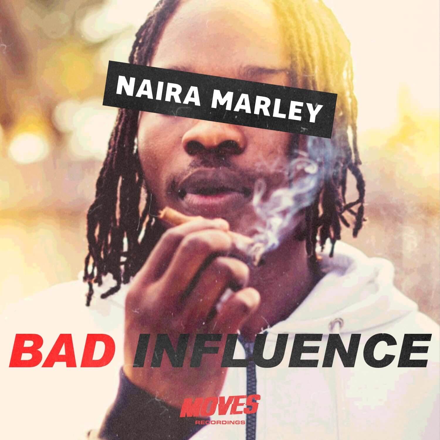 Naira Marley – BAD INFLUENCE (prod. by Rexxie) Artwork | AceWorldTeam.com