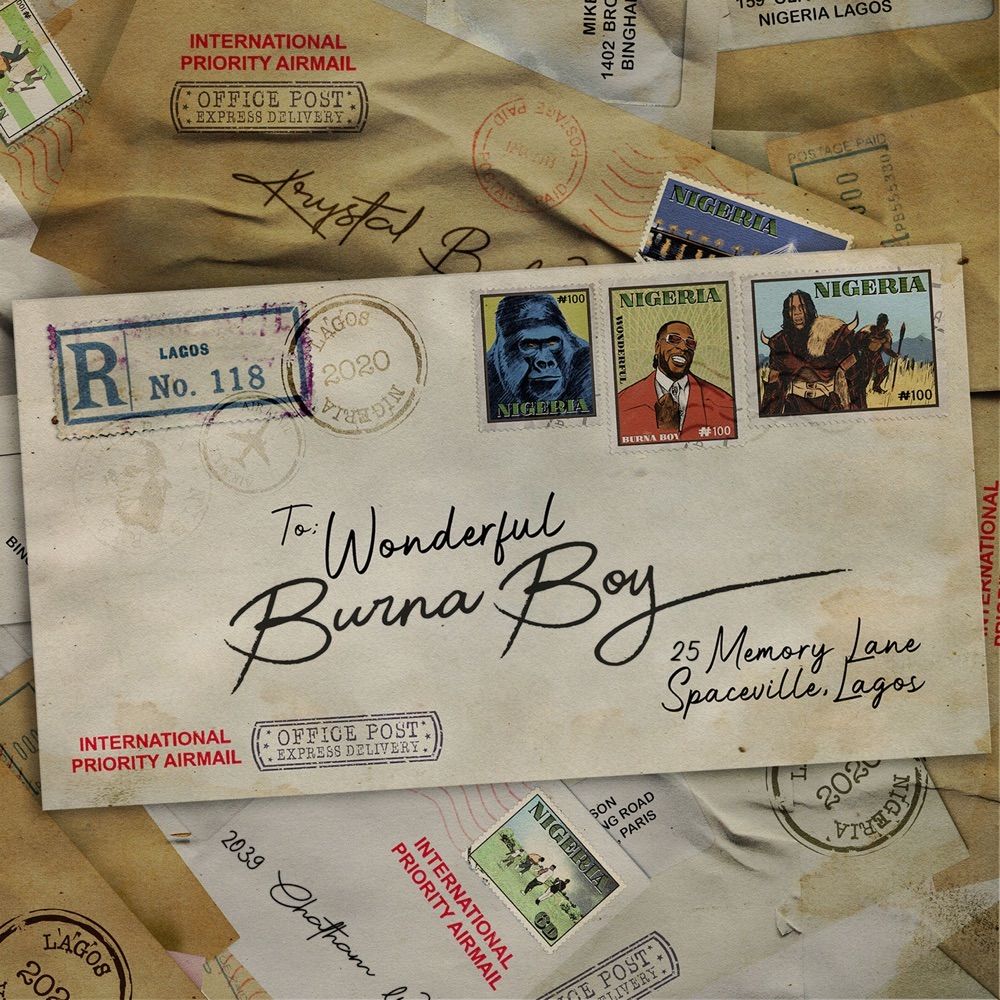 Burna Boy - Wonderful Artwork | AceWorldTeam.com