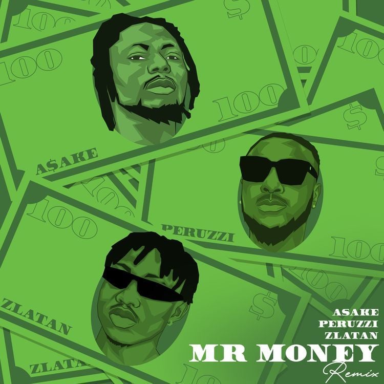 Asake - Mr. Money (Remix)(feat. Zlatan & Peruzzi) Artwork | AceWorldTeam.com