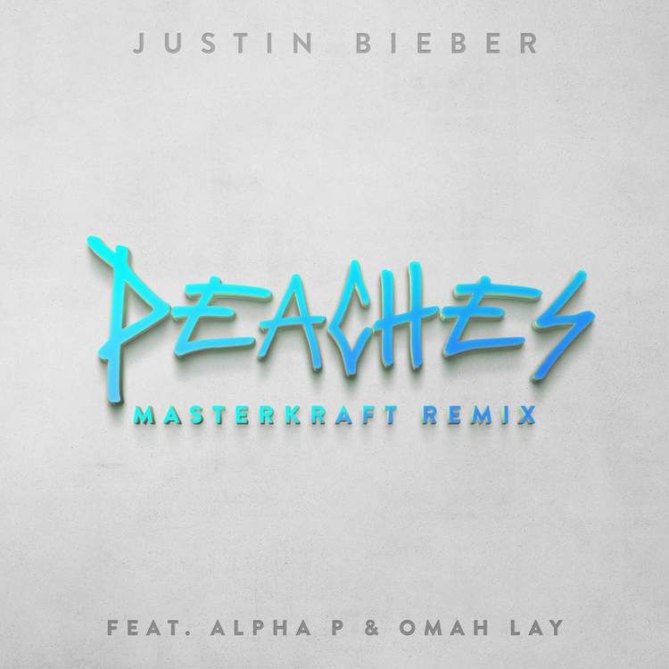Justin Bieber (feat. Alpha P & Omah Lay) - Peaches (Masterkraft Remix) Artwork | AceWorldTeam.com