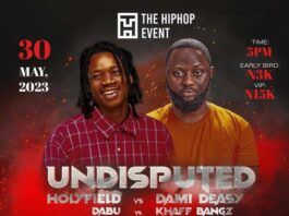 UNDISPUTED: The Biggest Battle Rap Event in Africa - May 30th
