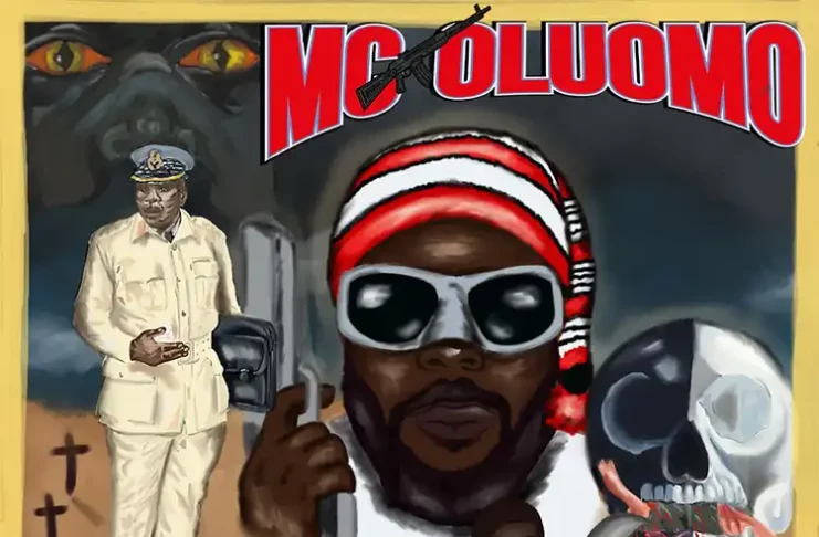 Odumodublvck performing MC Oluomo
