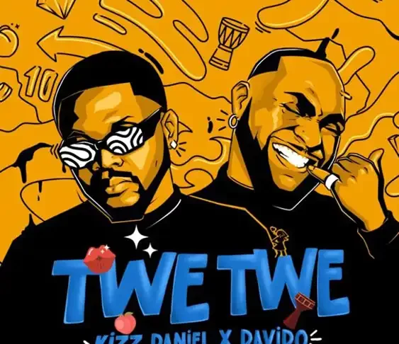 Kizz Daniel and Davido performing 'Twe Twe' remix live