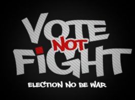 2face Idibia - VOTE NOT FIGHT [Theme Song] Artwork | AceWorldTeam.com
