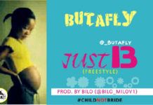 Butafly - JUST13 Freestyle [prod. by Bilo] Artwork | AceWorldTeam.com