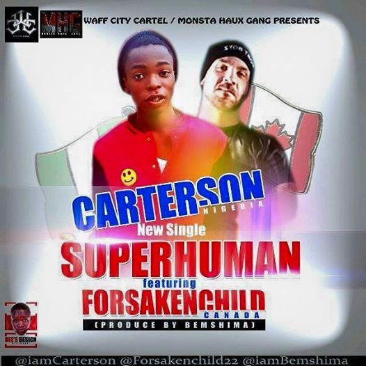 Carterson ft. ForsakenChild - SUPERHUMAN [prod. by Bemshima] Artwork | AceWorldTeam.com