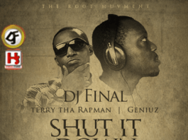 DJ Final ft. Terry tha Rapman & GeniuZz - SHUT IT DOWN [prod. by Butta] Artwork | AceWorldTeam.com