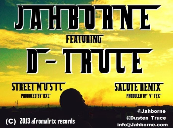 Jahborne ft. D'Truce - STREET MUSIC Freestyle + SALUTE Remix Artwork | AceWorldTeam.com