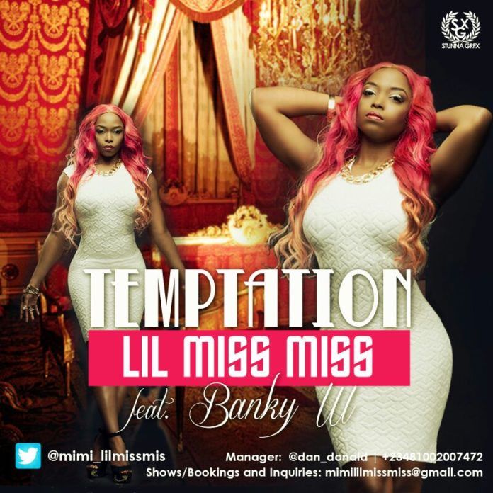 Lil' Miss Miss ft. Banky W - TEMPTATION Artwork | AceWorldTeam.com
