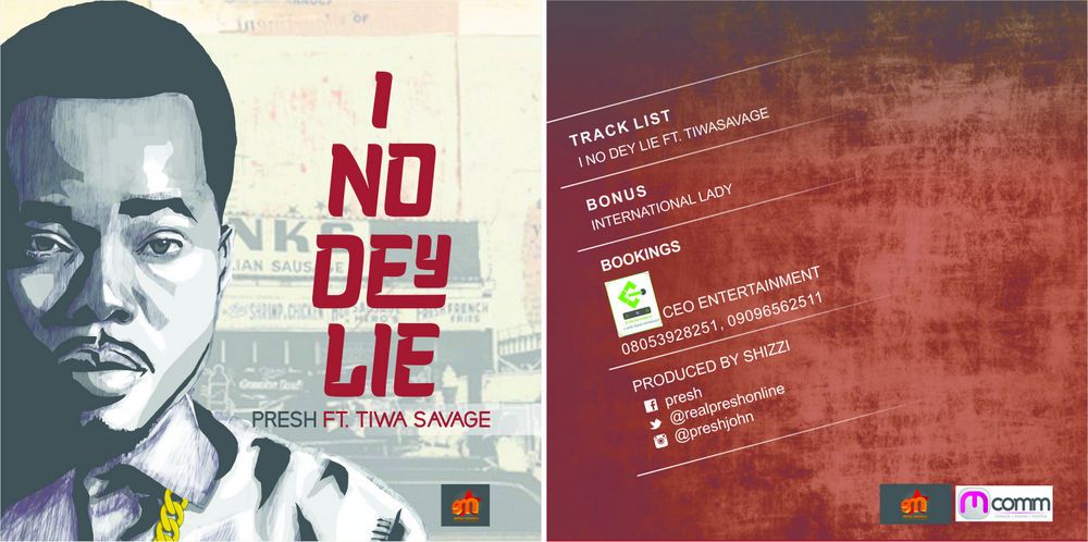 Presh ft. Tiwa Savage - I NO DEY LIE Artwork | AceWorldTeam.com