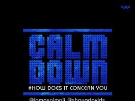 Psalms Ali ft. Shayo Davids - CALM DOWN [How Does It Concern You] Artwork | AceWorldTeam.com