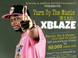 Xblaze - 1AM Freestyle + ₦50,000 Music Production Promo Artwork | AceWorldTeam.com